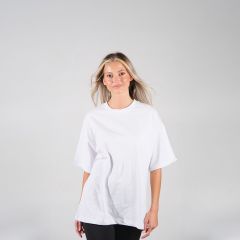 Unisex Beyaz Oversize Tişört - Perakende Satış | Konforlu ve Moda
