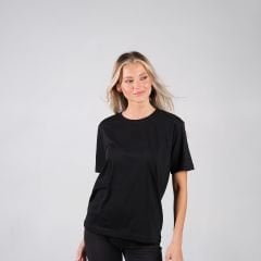 Kadın - Erkek Unisex Siyah Oversize Tişört - Toptan Satış | Baskılı - Baskısız
