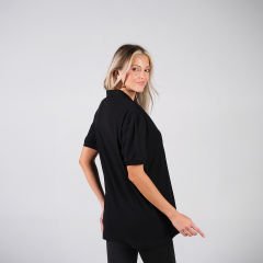 Siyah Polo Yaka Tişört - Şıklık | Modern Tasarım