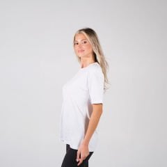 Unisex Beyaz Basic Tişört - Toptan Satışta | %100 Pamuk Kalitesi