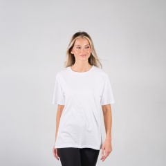 Unisex Beyaz Basic Tişört - Toptan Satışta | %100 Pamuk Kalitesi