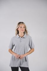 Kadın Melanj Gri Polo Yaka Tişört - Toptan Satış | Şıklık ve Rahatlık Bir Arada(Kopya)