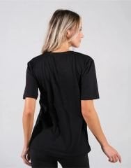 Toptan Siyah Bisiklet Yaka Regular Fit Basic T-Shirt | %100 Pamuk T-Shirt
