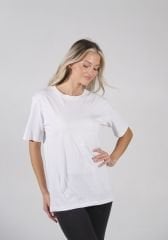 Toptan Beyaz Unisex Regular-Fit Basic T-Shirt | Pamuklu T-shirt