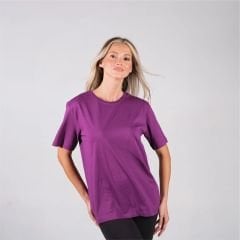Unisex Mor Regular-Fit Basic Tişört - Toptan Alışveriş | Çarpıcı Renk
