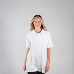 Unisex Beyaz Polo Yaka Tişört - Toptan ve Uygun Fiyat | Her Kombine Uygun