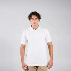 Unisex Beyaz Polo Yaka Tişört - Toptan ve Uygun Fiyat | Her Kombine Uygun