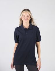 Kadın Lacivert Polo Yaka T-Shirt - %100 Pamuklu Kısa Kollu Nefes Alabilen Tasarım