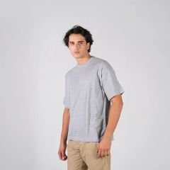 Melanj-Gri Oversize Unisex T-shirt – Nefes Alabilir ve Şık