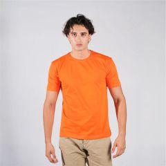 Turuncu Unısex Regular-Fit Basic Tişört | Perakende Avantajlı Alışveriş