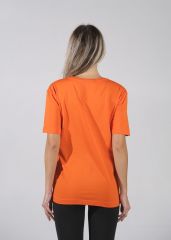 Turuncu Unısex Regular-Fit Basic Tişört | Perakende Avantajlı Alışveriş