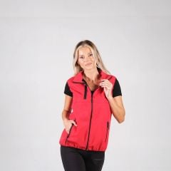 Toptan Kırmızı Softshell Yelek - Dış Mekan ve İş Kıyafeti İçin Su Geçirmez Yelek