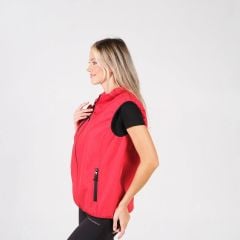 Toptan Kırmızı Softshell Yelek - Dış Mekan ve İş Kıyafeti İçin Su Geçirmez Yelek