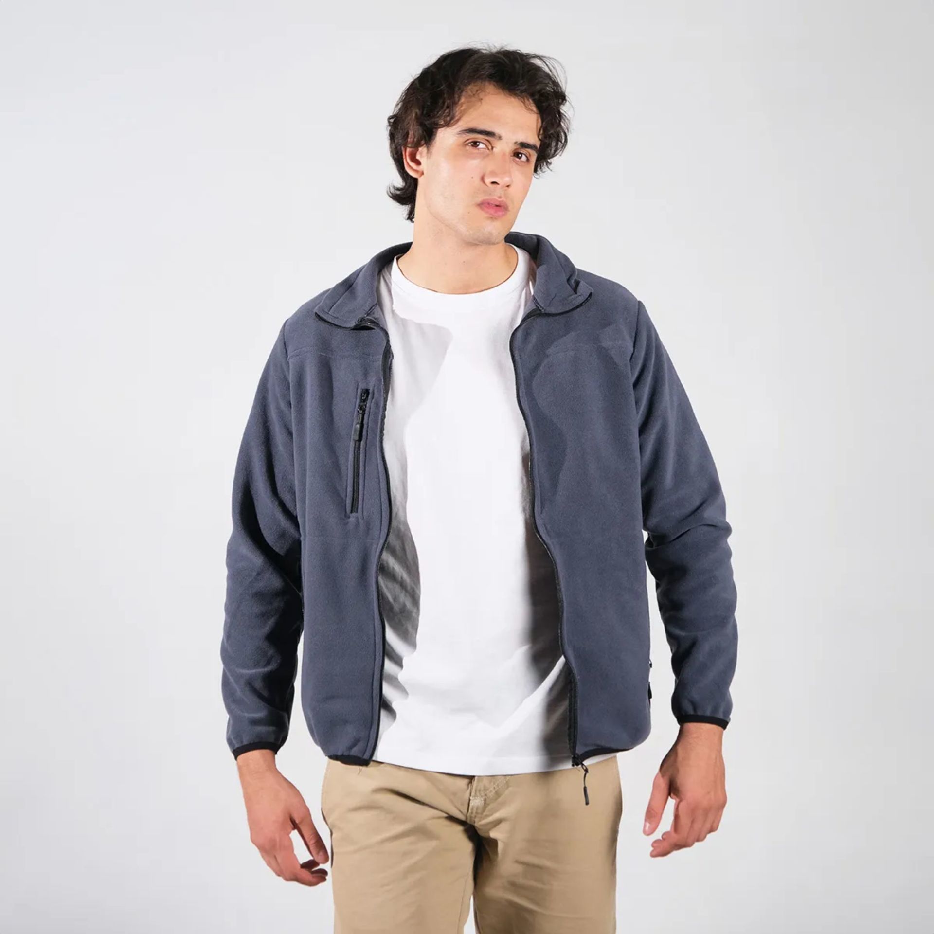 FÜME - GRİ POLAR HIRKA - Perakende Satış