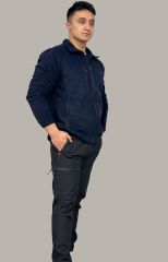 LACİVERT 3 CEPLİ POLAR HIRKA - PERAKENDE SATIŞ FİYATI
