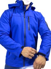 Saks Mavisi Softshell Mont - Şıklık ve Koruma Bir Arada