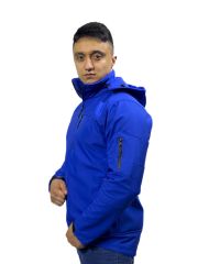 Saks Mavisi Softshell Mont - Şıklık ve Koruma Bir Arada