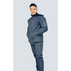 Siyah Softshell Takım – Su Geçirmez ve Rüzgar Koruyucu