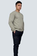 Açık Yeşil 3 İp Şardonsuz Reçmeli Sweatshirt – Perakende Satış