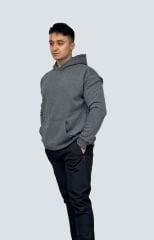 3 İplik Şardonlu Kapşonlu Sweatshirt – Toptan ve Perakende Satış