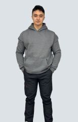 3 İplik Şardonlu Kapşonlu Sweatshirt – Toptan ve Perakende Satış